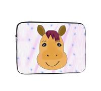 DDCXZPP Housse de protection pour ordinateur portable 15" - Motif tête de cheval - Pour homme et femme - Pour voyage d'affaires, bureau et quotidien