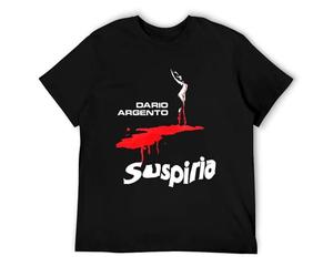 dddddtttDDD Dario Argento Suspiria 1977 Film Poster - Limited Edition Black Tribute t-Shirt Black Colour38 XL