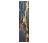 DDDIYEU Aquarelle D'Art En Marbre Noir Grip de Skateboard Bande Grip Antidérapante Auto-adhésif Griptape de Longboard Sans Bulles 9x33in,44x10in(1pcs)