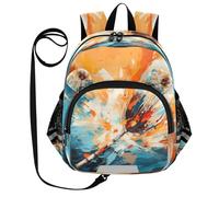 DDDIYEU Art Bleu De Badminton Cool Sac à Dos Bébé Rigolo avec Oreilles,Mini Sac à Épaule Adorable,Sac à Dos pour Enfants