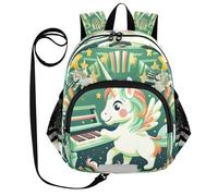 DDDIYEU Art De La Musique De Licorne Sac à Dos Bébé Rigolo avec Oreilles,Mini Sac à Épaule Adorable,Sac à Dos pour Enfants
