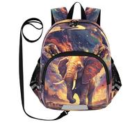 DDDIYEU ÉLéPhant Oeuvre Cool Sac à Dos Bébé Rigolo avec Oreilles,Mini Sac à Épaule Adorable,Sac à Dos pour Enfants