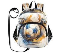 DDDIYEU Football D'or Cool Sac à Dos Bébé Rigolo avec Oreilles,Mini Sac à Épaule Adorable,Sac à Dos pour Enfants