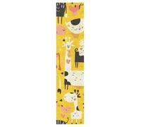 DDDIYEU Girafes Jaunes Joyeuse Oeuvre Grip de Skateboard Bande Grip Antidérapante Auto-adhésif Griptape de Longboard Sans Bulles 9x33in,44x10in(1pcs)