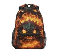 DDDIYEU HéRisson De Feu Vibrant Bandoulière Sacs Cartable à Dos à Cartable Étudiants Sac pour Scolaire Filles Voyages Garçons