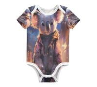 DDDIYEU Joli Koala Aquarelle Body pour Bébé-Body Manches Courtes En Coton pour Enfant 3-24 Mois Été