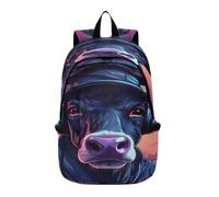 DDDIYEU Musique De Vache Pourpre Sac À Dos Portable Léger Randonnée Extérieure Cartable Dos À Sac pour Voyage