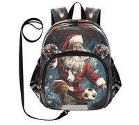 DDDIYEU Oeuvre Aquarelle Santa Sac à Dos Bébé Rigolo avec Oreilles,Mini Sac à Épaule Adorable,Sac à Dos pour Enfants