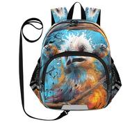 DDDIYEU Oeuvre D'aquarelle Paresseux Sac à Dos Bébé Rigolo avec Oreilles,Mini Sac à Épaule Adorable,Sac à Dos pour Enfants