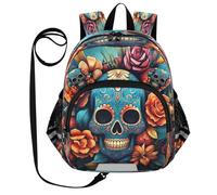 DDDIYEU Oeuvre De ModèLe De Crâne Sac à Dos Bébé Rigolo avec Oreilles,Mini Sac à Épaule Adorable,Sac à Dos pour Enfants