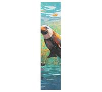 DDDIYEU Ornithorynque Ludique Joyeuse Oeuvre Grip de Skateboard Bande Grip Antidérapante Auto-adhésif Griptape de Longboard Sans Bulles 9x33in,44x10in(1pcs)