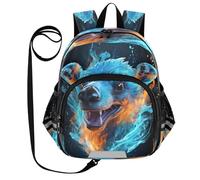 DDDIYEU Platypus Bleu Tiré Sac à Dos Bébé Rigolo avec Oreilles,Mini Sac à Épaule Adorable,Sac à Dos pour Enfants