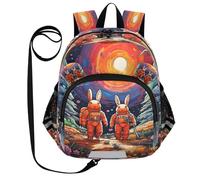 DDDIYEU ŒUvre De L'espace Astronaute Sac à Dos Bébé Rigolo avec Oreilles,Mini Sac à Épaule Adorable,Sac à Dos pour Enfants