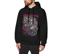 DDECD Heaven Shall Burn Sweat-Shirt à Capuche pour Homme - Noir - Medium