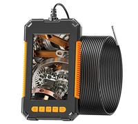 DDENDOCAM Endoscope Industriel, Endoscope Numérique 1080P HD, écran 4,3 Pouce, 3.9mm Caméra d'Inspection étanche IP67 avec 6 Lumières LED, Câble Semi-Rigide, Carte Mémoire de 32G (2M)