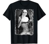 DDfe31r Limited Nun Smoking Drink Retro Vintage Gift Idea T-Shirt Size S-3XL Black