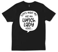 DDfe31r School Lunch Lady Lunch Crew Cafeteria Back to School Lunchroom Helper T-Shirt