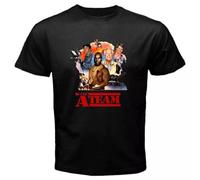DDfe31r The A Team Action TV Series Men's Black T-Shirt Size S-5XL