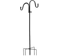 DDGAO Mangeoire pour Oiseaux Sauvages avec Embout décoratif et Crochets pour Toutes Les mangeoires telles Que graines, cacahuètes (124cm, Double Hook)