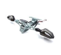 DDGBERFP Support De Plaque D'immatriculation De Moto CNC en Alliage D'aluminium avec Lumière pour K&T&M 200 du&KE 390 du&ke 690 du&ke/R 990 Super du&ke/R 1190 RC8R(Titane)