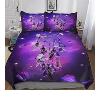 DDGHHKK DreamChatcher Parure De Lit pour Enfants Adultes Housse De Couette Et Taies d'oreiller 3 Pièces Douce Microfibre Housse De Couette Double (200x200cm)