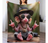 DDGHHKK Singe Couverture Douce Et Chaude Confortable en Flanelle Couverture De Canapé Couvertures Facile À Manipuler (150×200cm)