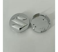 DDHHBH 4 pcs Cache Moyeux Voiture pour Suzuki Ignis 2003-2008,ABS Auto Centre Roue Couvre Chapeaux Remplacer Jantes Enjoliveurs avec Logo Emblème Accessoires Voiture,B-Silver-58mm