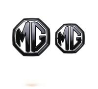 DDHHBH Auto Emblème Autocollants pour MG HS 2018-2021,ABS Voiture Avant Et Arrière Logo Badge Modification Insigne Autoadhésive Blason Accessoires Deco Voiture,A