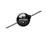 DDHHBH Auto Grille Emblème Autocollants pour Volvo XC90 2020-2025,ABS Voiture Calandre Logo Badge Modification Insigne Autoadhésive Blason Accessoires Deco Voiture,S-with Camera