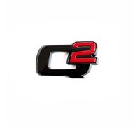 DDHHBH Autocollants Logo de Voiture pour Alfa Romeo Tonale,3D Métal Insigne Emblèmes Lettres Badge Sticker Décoratives de Caisse Sport Accessoires Extérieurs Modification,Q2-Black