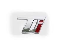 DDHHBH Autocollants Logo de Voiture pour Alfa Romeo Tonale,3D Métal Insigne Emblèmes Lettres Badge Sticker Décoratives de Caisse Sport Accessoires Extérieurs Modification,Ti-Silver