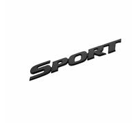 DDHHBH Autocollants Logo de Voiture pour Volvo XC90 XC60 XC40,3D Métal Insigne Emblèmes Lettres Badge Sticker Décoratives de Caisse Sport Accessoires Extérieurs Modification,Black-Sport