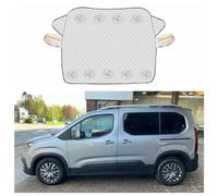 DDHHBH Housse de Pare-Brise de Voiture pour Peugeot Rifter,Aluminium Isolant Exterieur Pliable Pare Soleil Voiture Bebe Magnetique Protection Chaleur Anti UV Accessoire Ete Voiture
