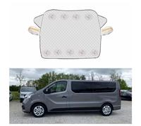DDHHBH Housse de Pare-Brise de Voiture pour Renault Trafic,Aluminium Isolant Exterieur Pliable Pare Soleil Voiture Bebe Magnetique Protection Chaleur Anti UV Accessoire Ete Voiture