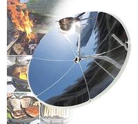 DDHVVOH Cuiseur Solaire Parabolique Portable,1800w Cuiseur Solaire à Concentration,Camping en Plein Air Barbecue Cuisson des Aliments Concentrant L'Outil de Chaleur