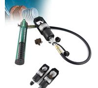 ddingsmafosee FYP-24 Outil pour fendre les écrous avec pompe manuelle, fendeur d'écrous hydraulique (12 tonnes/16 tonnes), parcours de 17/20 mm, avec grande lame/petite lame + pompe manuelle