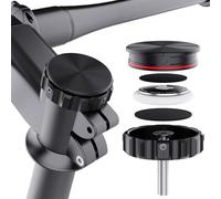 DDJ Capuchon de tige caché pour support de vélo AirTag | Taille 2,8 cm et 3,2 cm | Support étanche pour vélo Airtag | Étui antivol pour GPS avec vis de verrouillage, pour casque de vélo