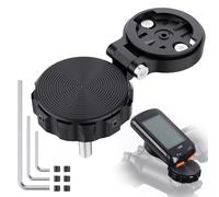 DDJ Compatible avec Garmin Edge pour AirTag Bike Stem Cap Mount, 1-1/8" et 1-1/4" | Support étanche antivol Air Tag pour Wahoo Elemnt, Cateye, Bryton GPS Cyclisme/Vélo