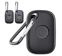 DDJ Life360 Pro (2024) Étui Bluetooth Tracker avec Porte-clés Lot de 2, Silicone Souple Porte PS Accessoires pour Animaux de Compagnie, Sacs et Enfants