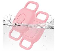 DDJ Lot de 2 supports imperméables pour collier de chien Life360 Tile Mate Tracker, coque en silicone durable, anti-perte à vie à 360° pour collier de chat et animal de compagnie, installation facile