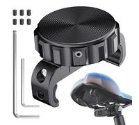 DDJ Support de vélo AirTag caché sous le siège - Support étanche Airtag pour vélo Airtag - Étui de suivi GPS antivol pour Apple Tag, métal robuste et matériau ABS avec outils de montage, pour vélo
