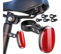 DDJ Support de vélo amélioré pour Apple AirTag et Moto Tag, réflecteurs cachés pour support AirTag, étui de suivi GPS étanche avec vis et outils, pour VTT/scooter/vélo électrique