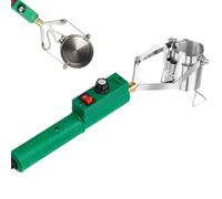 DDNGEJ Creuset électrique avec température réglable de 150 à 450 °C et Corps Rotatif à 360 ° (500 W)