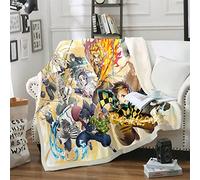 DDONVG Demon Couverture en Microfibre Demon Couverture Polaire - 150 x 200 cm - Doux et Chaud pour Les Enfants (19,100 x 140 cm)