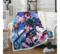 DDONVG Demon Plaid en Microfibre - Couverture Polaire - Couverture de canapé - 150 x 200 cm - pour Enfants - Douce et Chaude (3,150 x 200 cm)