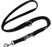 DDOXX Airmesh Dog Leash - 6.6 ft, 3-Way Adjustable Leash Dogs - S (Black), red Dog Leash