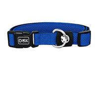 DDOXX Collier Chien Air Mesh, Rembourrée, Réglable | Nombreuses Couleurs & Tailles | pour Petit, Moyen Gros & Grand | Colliers Chat Chiot | Bleu, XS