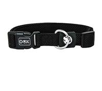 DDOXX Collier Chien Air Mesh, Rembourrée, Réglable | Nombreuses Couleurs & Tailles | pour Petit, Moyen Gros & Grand | Colliers Chat Chiot | Noir, S