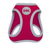 DDOXX Harnais Chien en Air Mesh Réfléchissant à Enfiler - Harnais Anti Traction pour Chien, Chat et Chiot de Petite et Moyenne Tailles - Harnais Chat - Rose, XL - Diverses Couleurs Disponibles
