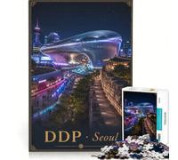 DDP Seoul Night Puzzles 1000 pièces | 38x26cm Décoration d'intérieur pour se détendre stimuler l'intellect et renforcer l'amour entre les couples